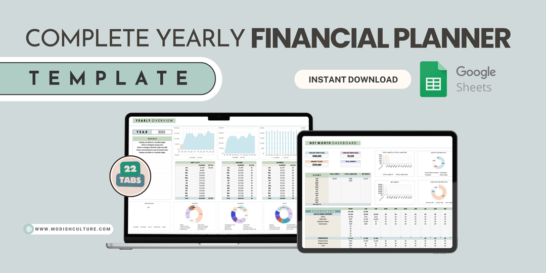 The Only Yearly Finance Planner You'll Ever Need