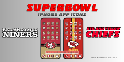 Get Game-Day Ready with Stylish Super Bowl iPhone App Icon Themes!