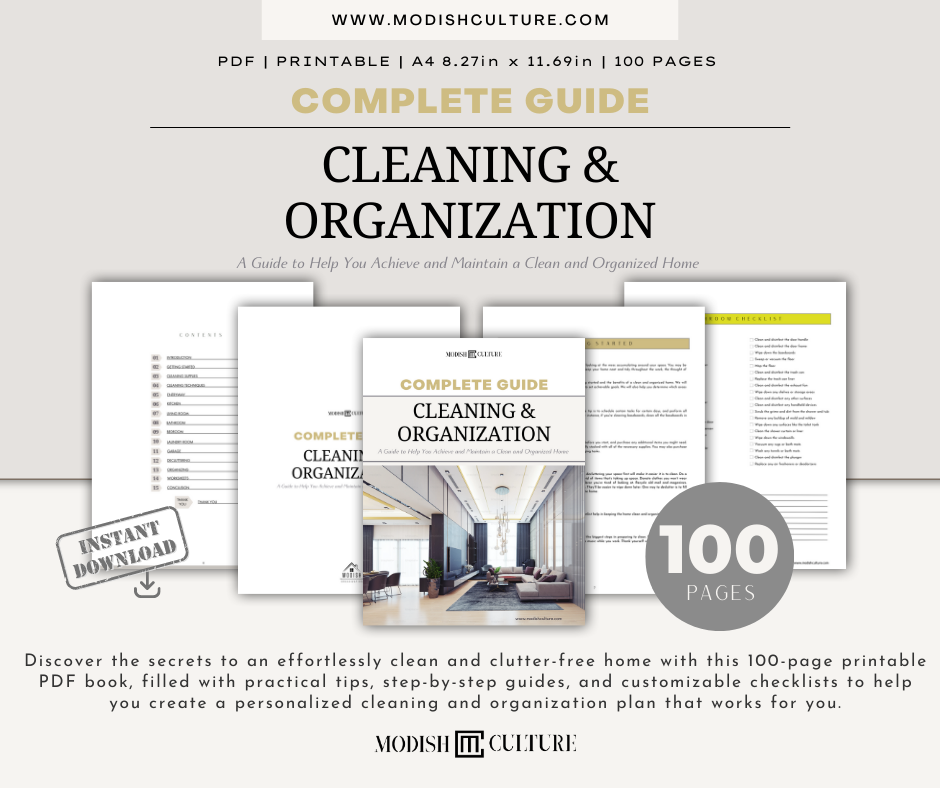 Cleaning and Organizing Tips - How To Clean and Organize