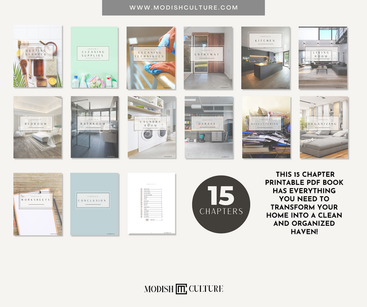 Complete Guide to Cleaning & Organization | PRINTABLE PDF