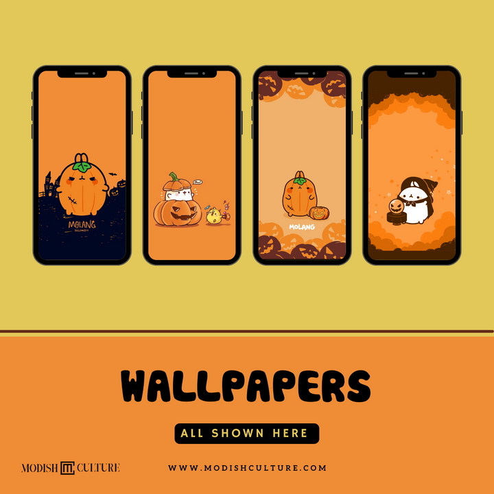 Kawaii Molang Halloween iPhone App Icon Theme for iOS14+