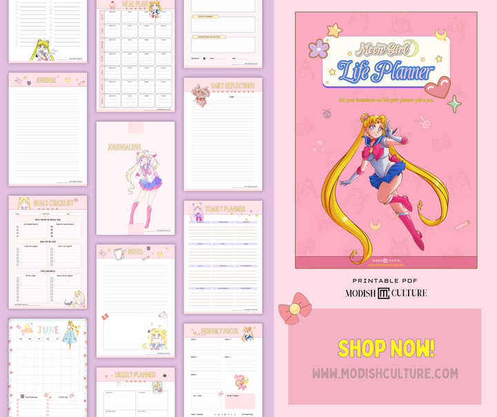 Moon Girl Life Planner | PRINTABLE PDF