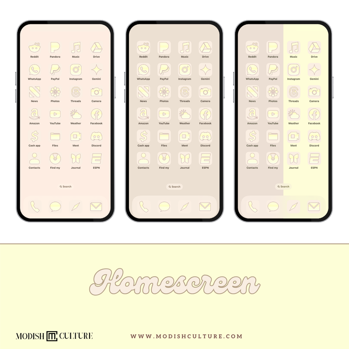Peachy Pastel App Icon Theme