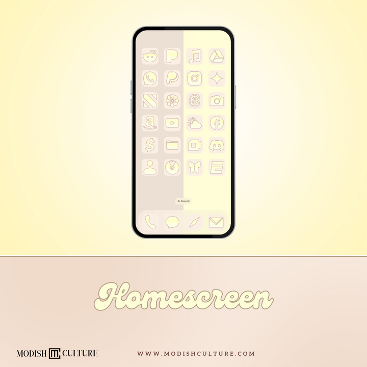 Peachy Pastel App Icon Theme
