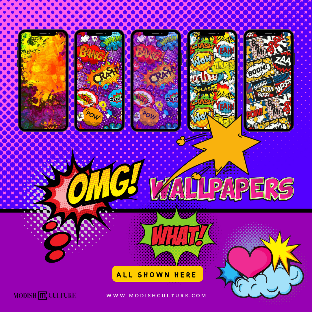 Pop Art Splash iPhone App Icon Theme | iOS14+