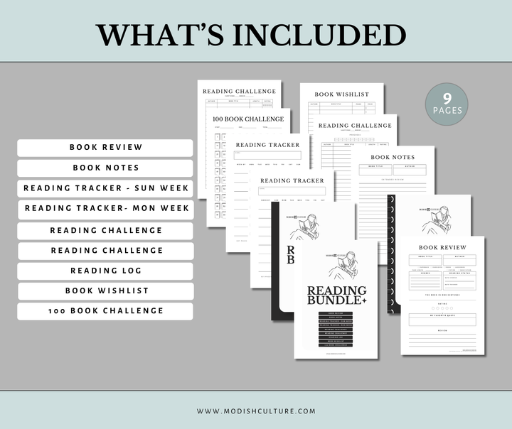Reading Bundle | PRINTABLE PDF
