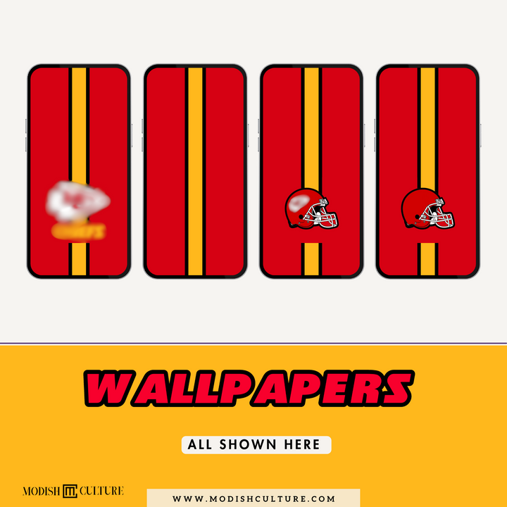 Red and Yellow Chiefs App Icon Theme for iOS14+ | Kansas City Chiefs