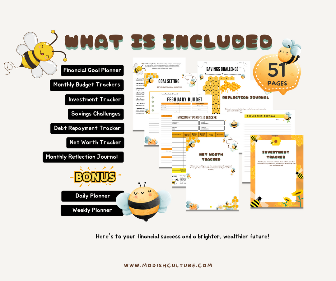 Wealth Building Bundle | PRINTABLE PDF