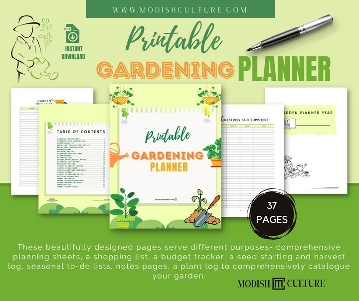 Gardening Planner | PRINTABLE PDF