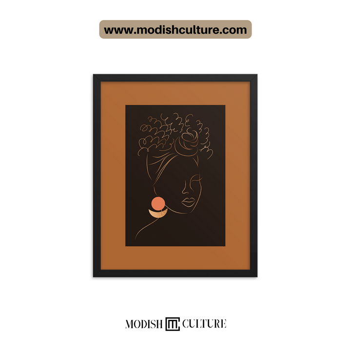 Golden Beauty Silhouette Wall Art JPG | PRINTABLE Set of 4