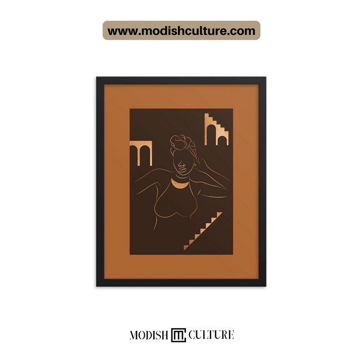 Golden Beauty Silhouette Wall Art JPG | PRINTABLE Set of 4