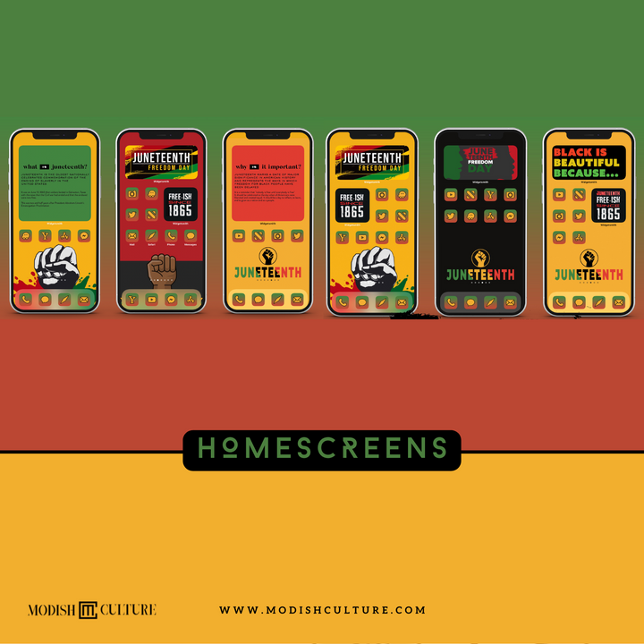 Juneteenth App Icon Theme | Black History | Culture