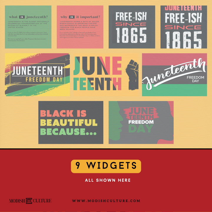 Juneteenth App Icon Theme | Black History | Culture