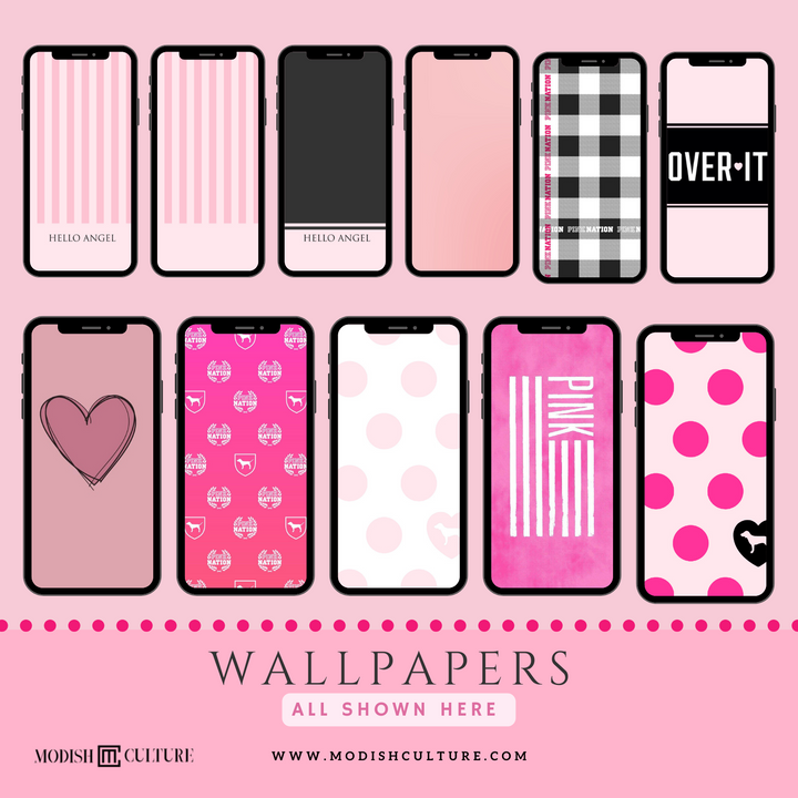 Pink Secrets iPhone iOS14+ App Icon Theme