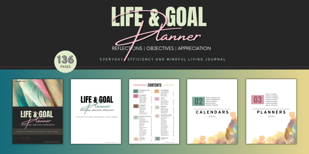 The Only 2026 Planner You Need: Goals, Habits, Budget & Daily Organization