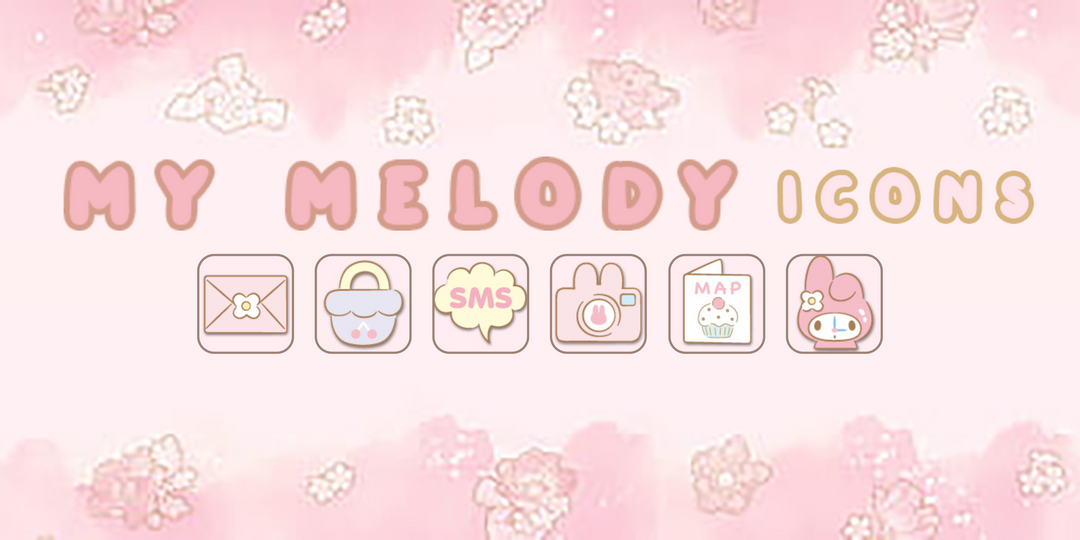 Transform Your iPhone's Home Screen with the My Melody Icon Theme