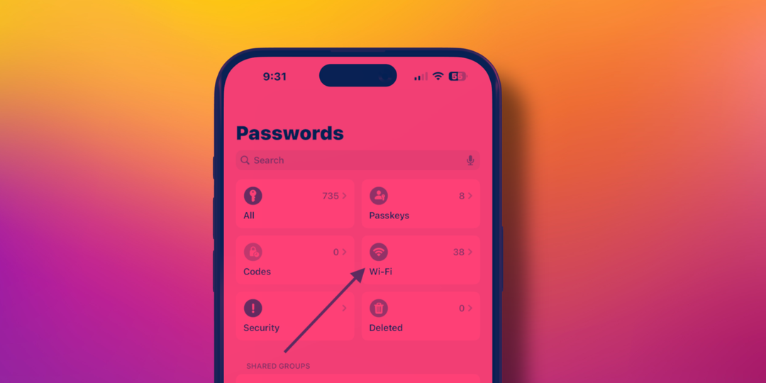Share Wi-Fi Passwords with QR Code on iPhone