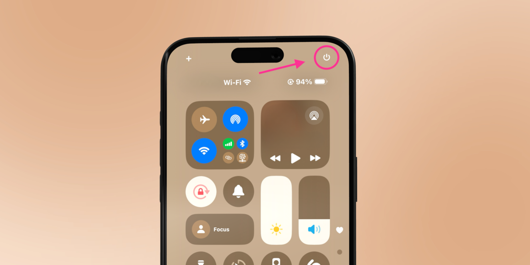 Quickly Restart Your iPhone Using Control Center