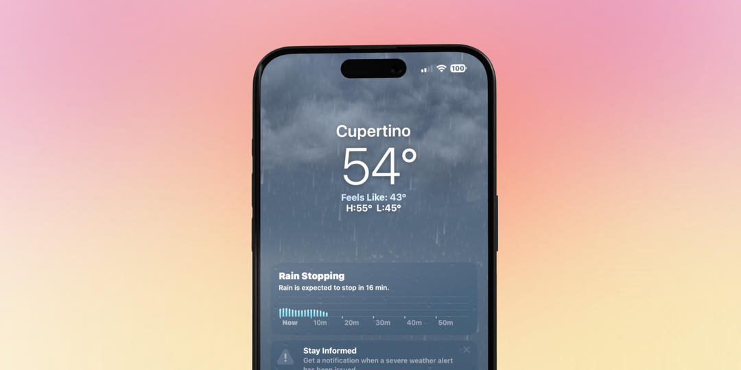 Automatically Add Your Work Location to the Weather App on iPhone