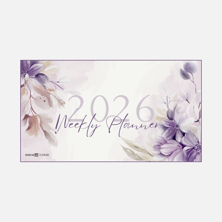 2026 Floral Weekly Planner | PRINTABLE PDF