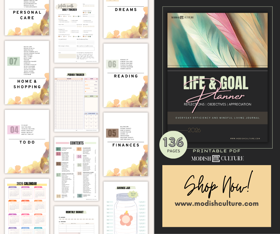 2026 Life & Goal Planner | PRINTABLE PDF