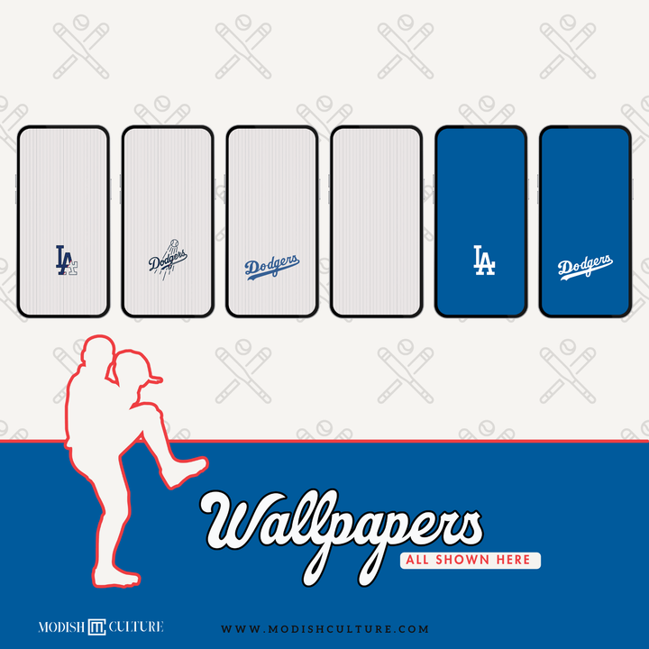 Blue and White Dodgers App Icon Theme for iOS14+ | Los Angeles Dodgers