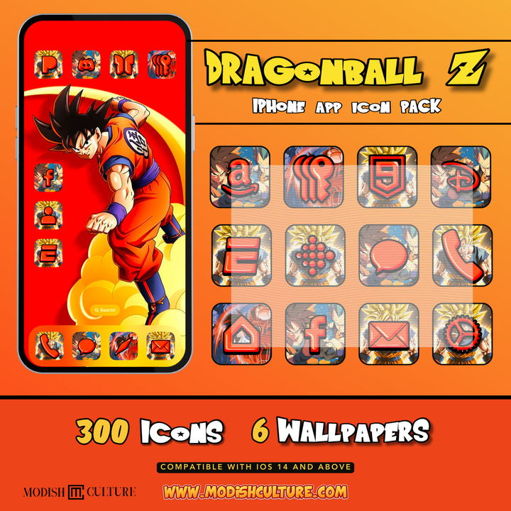 Dragonball Z App Icon Theme