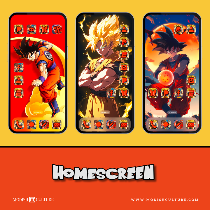 Dragonball Z App Icon Theme