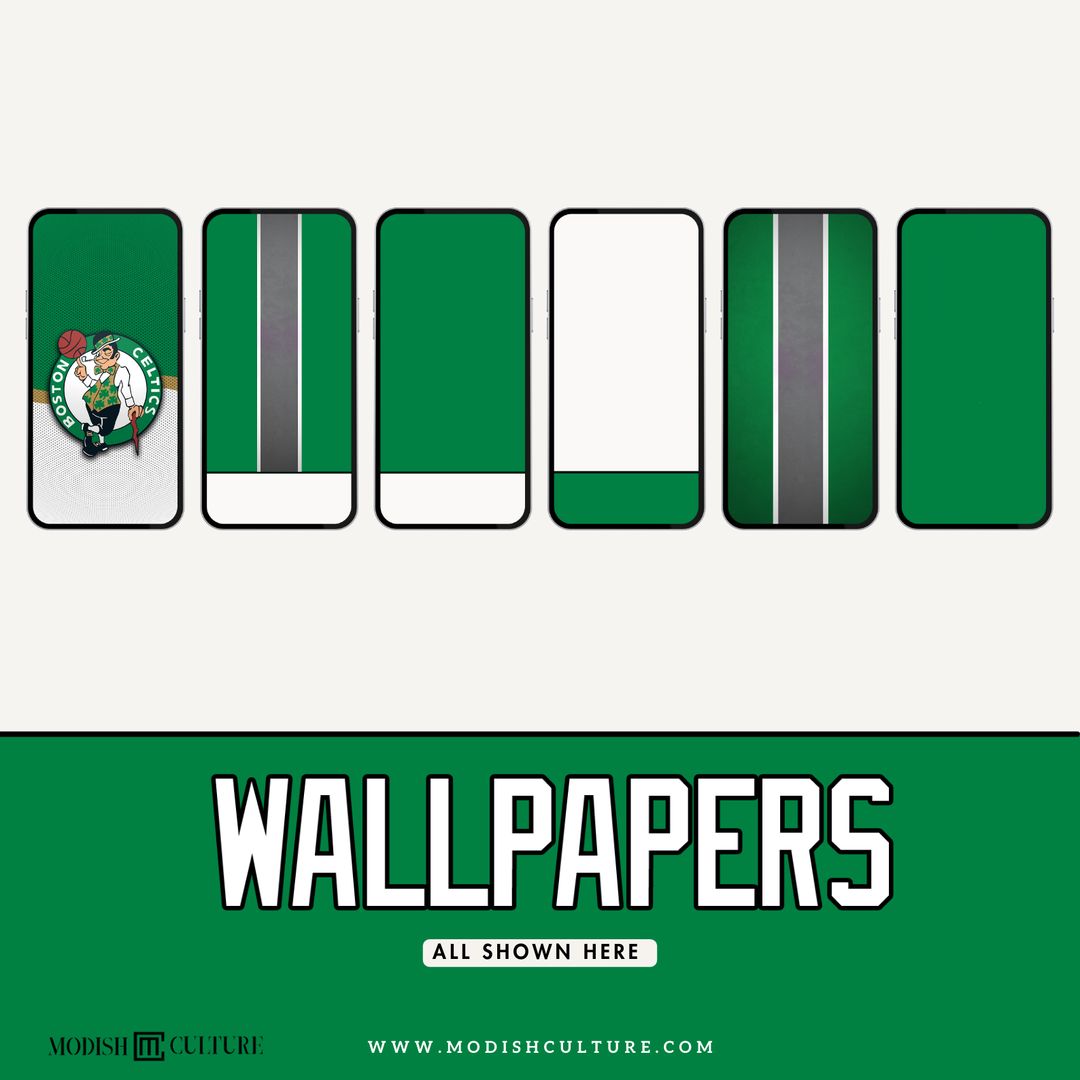 Green and White Celtics App Icon Theme for iOS14+ | Boston Celtics