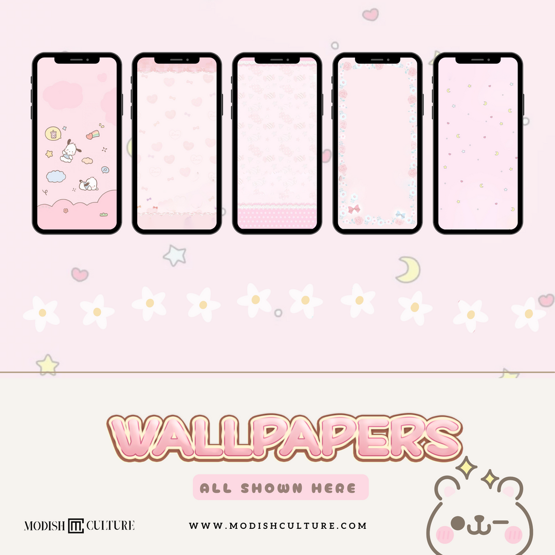 Kawaii Pink Bliss iPhone App Icon Theme for iOS14+