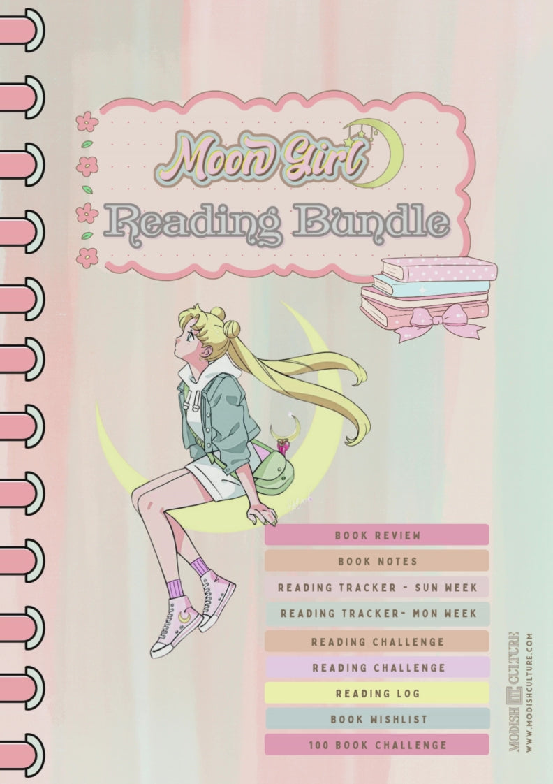 Moon Girl Reading Bundle | PRINTABLE PDF