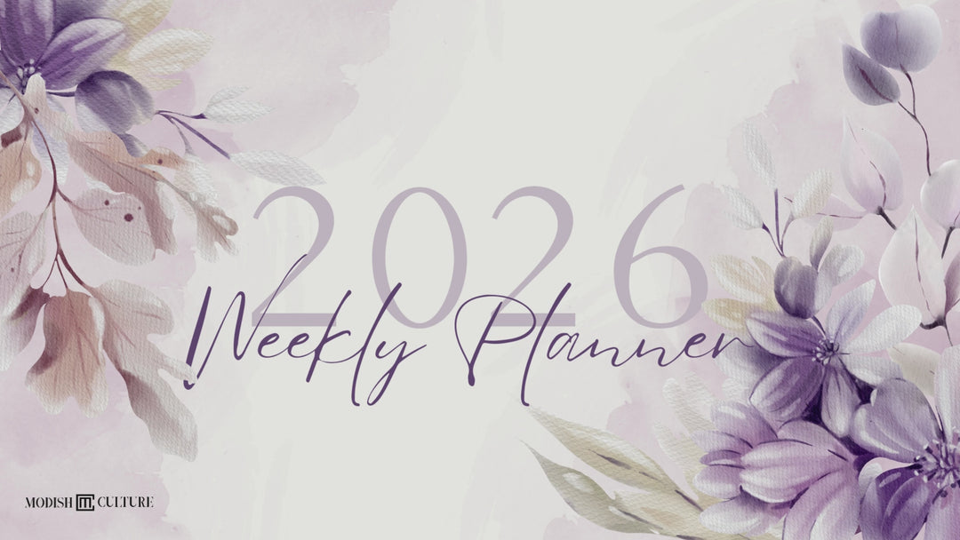 2026 Floral Weekly Planner | PRINTABLE PDF