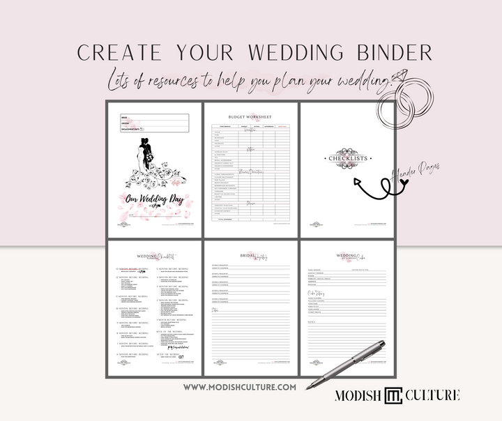 The Complete Wedding Planner | PRINTABLE PDF