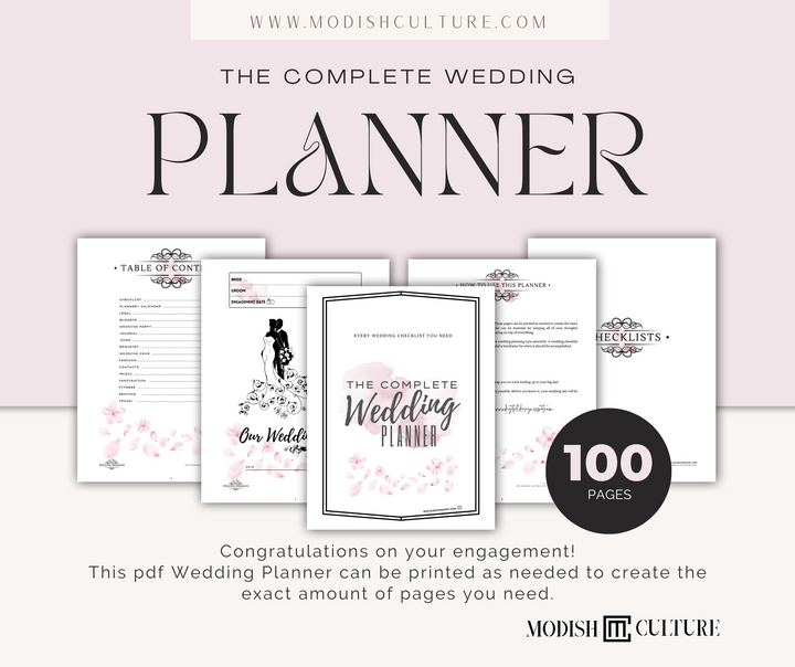 The Complete Wedding Planner | PRINTABLE PDF